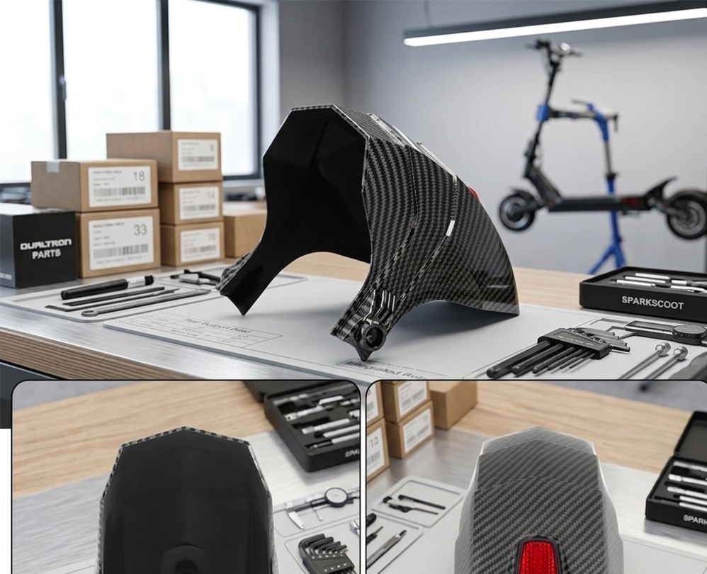 Rear Mudguard Kit for Kukirin G3 / G4 Electric Scooters