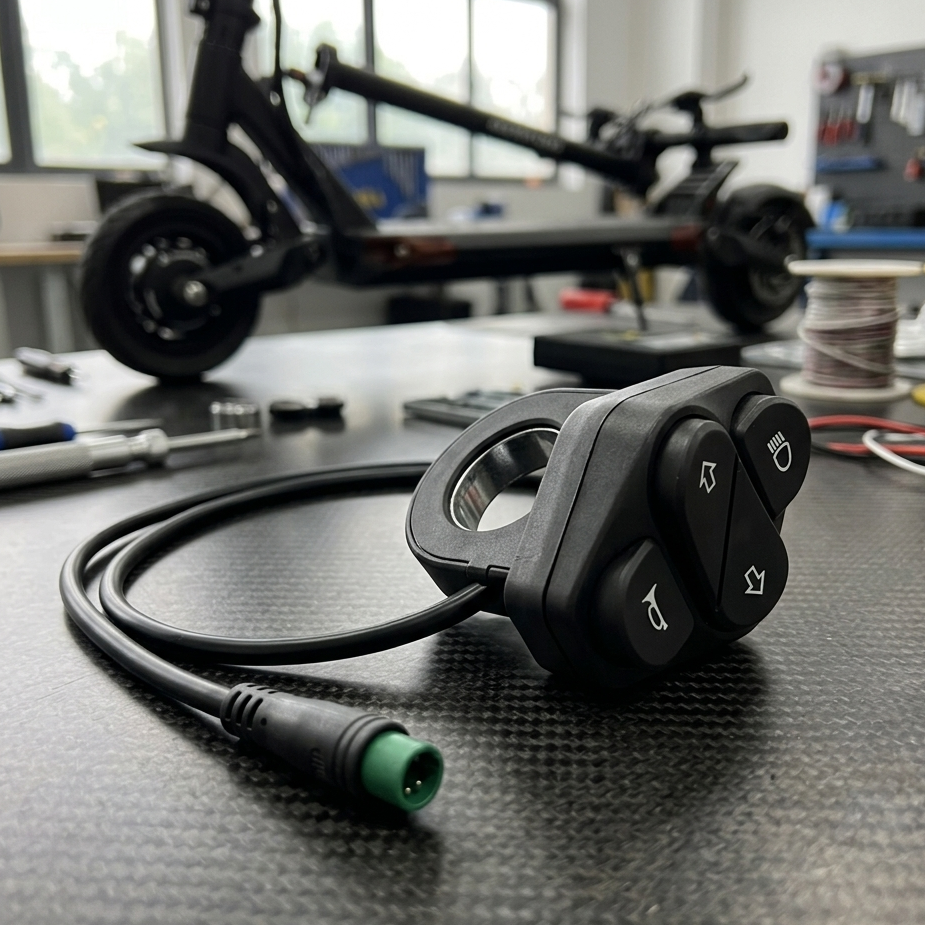 KuKirin G2 Master 3-in-1 Headlight, Turn Signal & Horn Switch